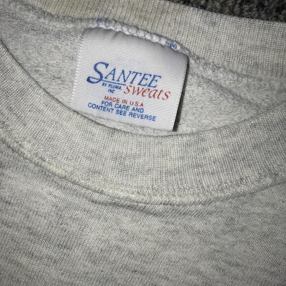 Michigan Wolverines Vintage 2XL Crewneck Pullover Sweatshirt Santee Sweats - Picture 5 of 7